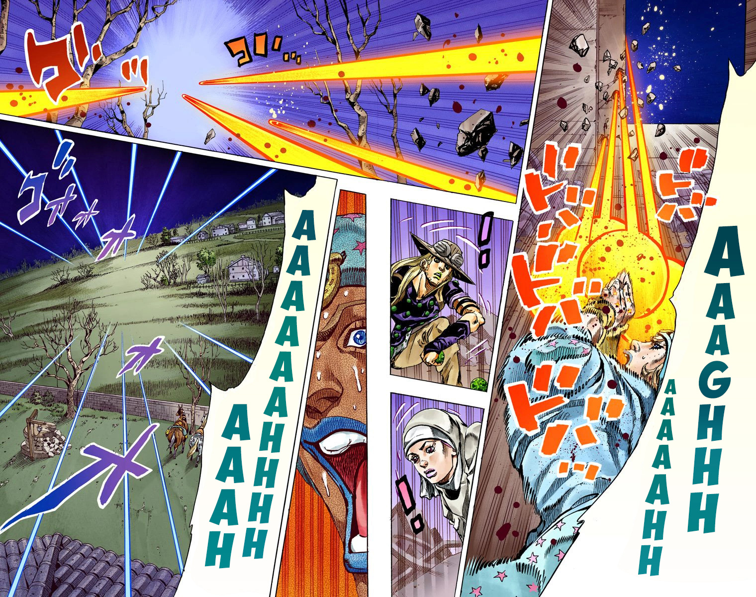 JoJo's Bizarre Adventure Steel Ball Run Colored Manga