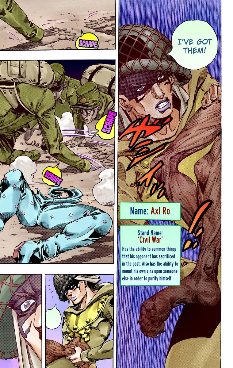 JoJo's Bizarre Adventure Steel Ball Run Colored Manga