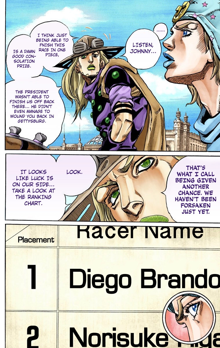 JoJo's Bizarre Adventure Steel Ball Run Colored Manga