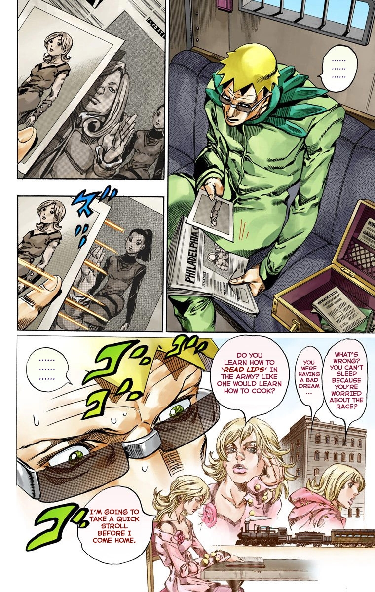 JoJo's Bizarre Adventure Steel Ball Run Colored Manga