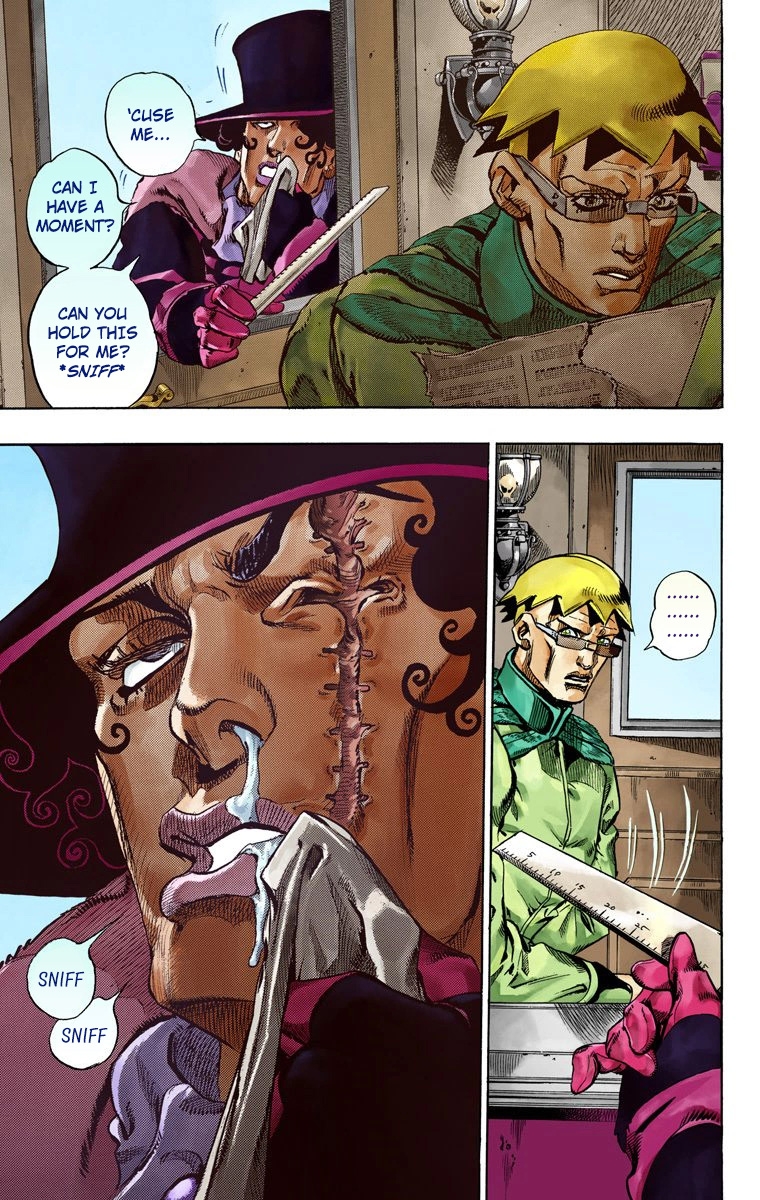 JoJo's Bizarre Adventure Steel Ball Run Colored Manga