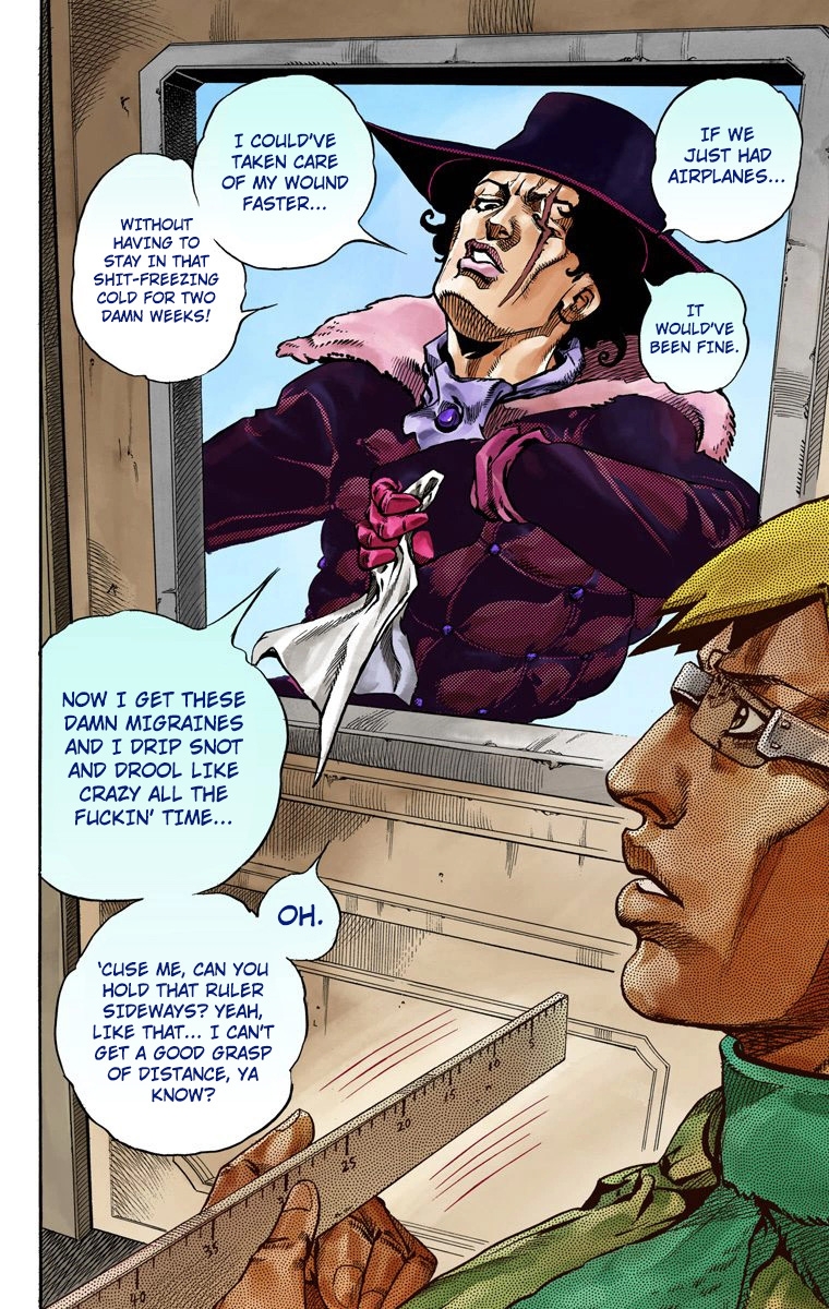 JoJo's Bizarre Adventure Steel Ball Run Colored Manga