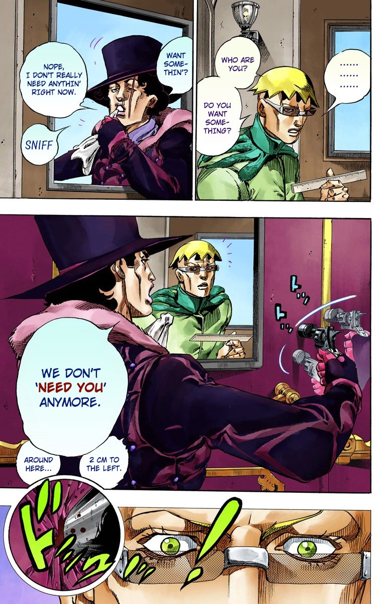 JoJo's Bizarre Adventure Steel Ball Run Colored Manga
