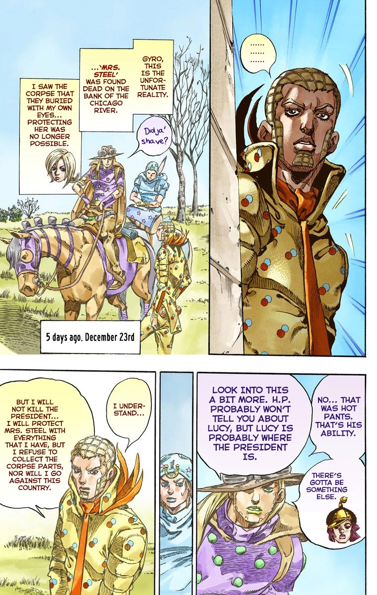 JoJo's Bizarre Adventure Steel Ball Run Colored Manga