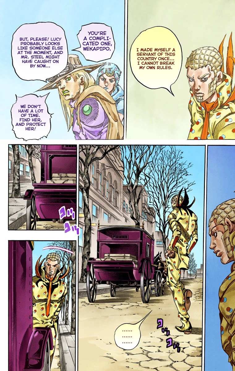JoJo's Bizarre Adventure Steel Ball Run Colored Manga