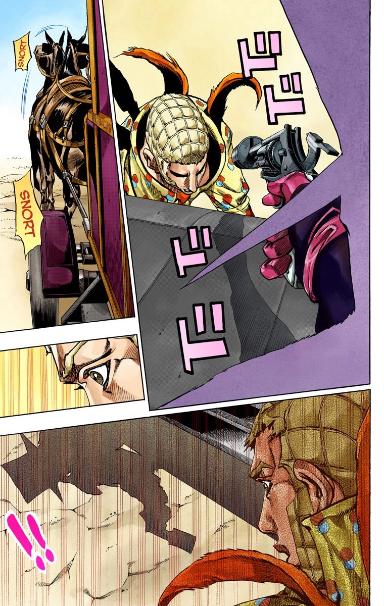 JoJo's Bizarre Adventure Steel Ball Run Colored Manga