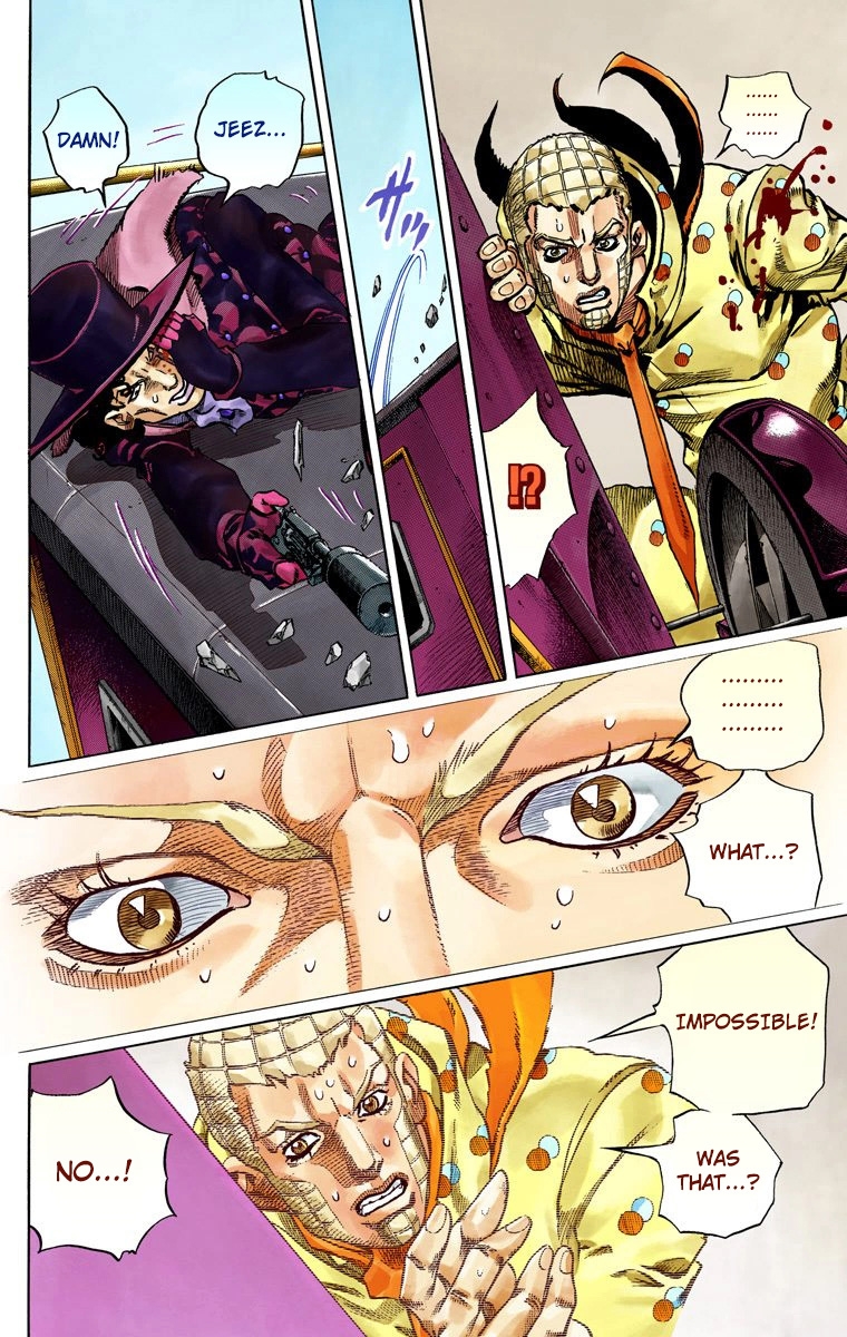 JoJo's Bizarre Adventure Steel Ball Run Colored Manga