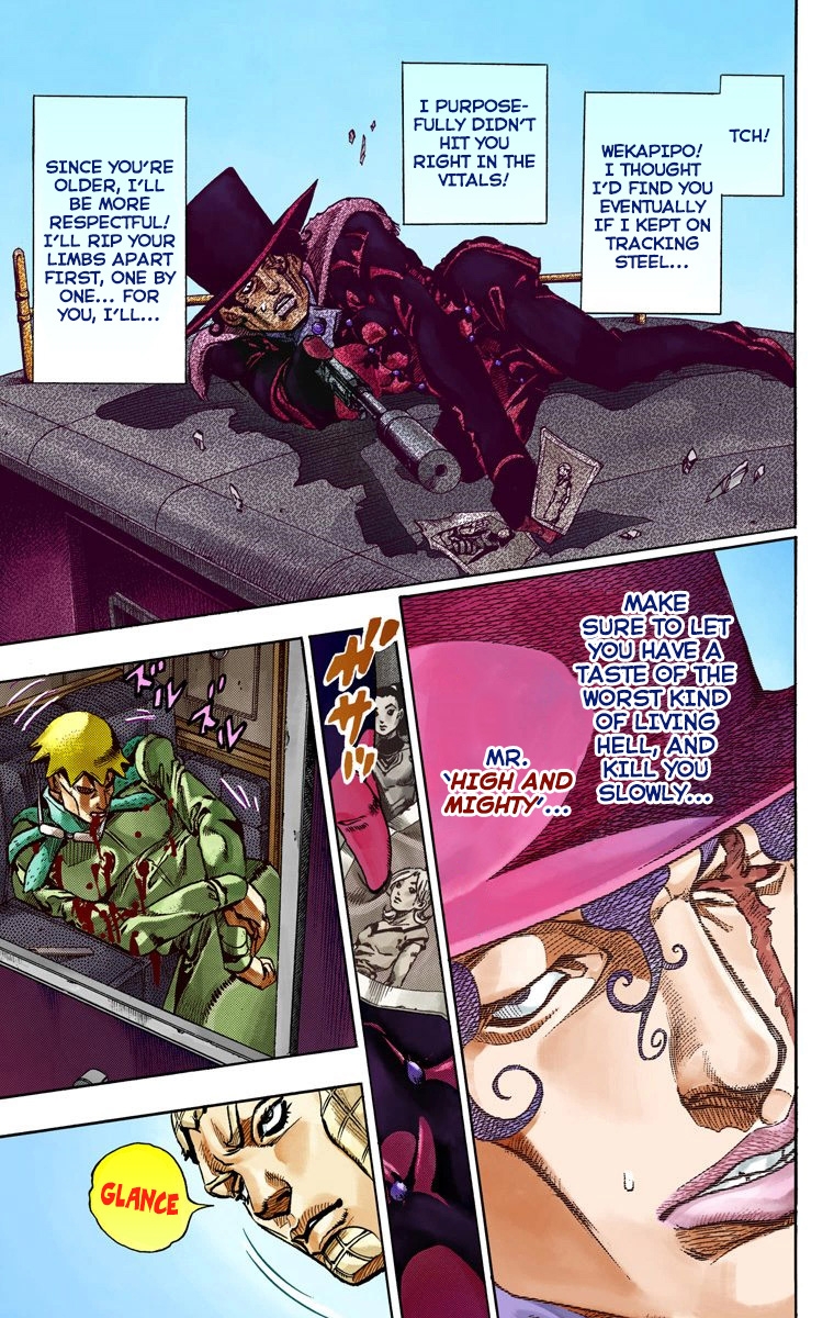 JoJo's Bizarre Adventure Steel Ball Run Colored Manga