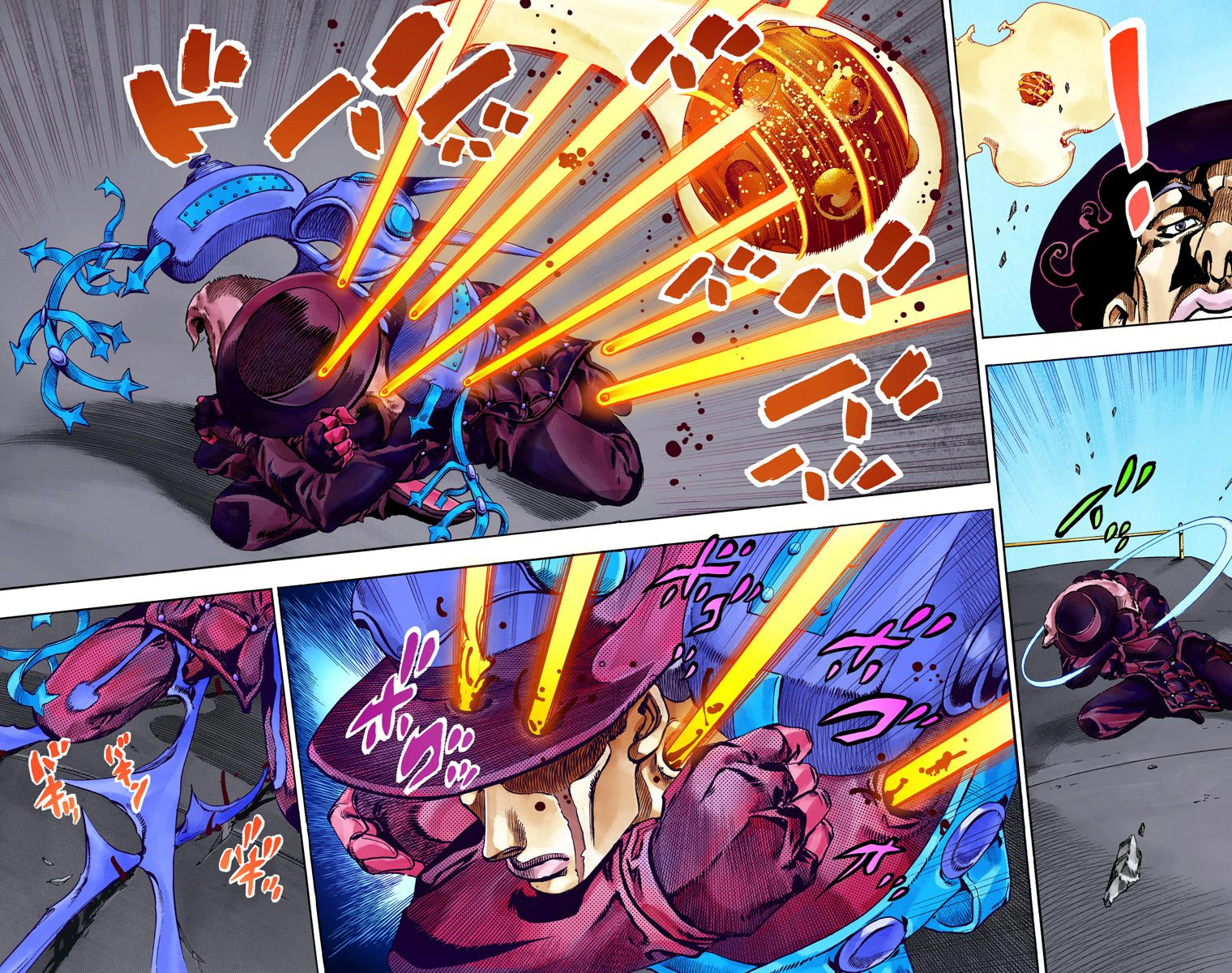 JoJo's Bizarre Adventure Steel Ball Run Colored Manga