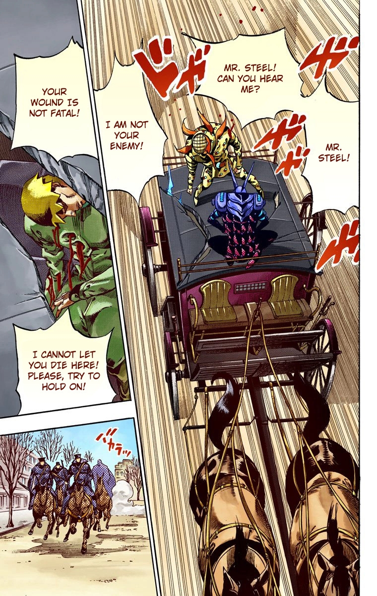 JoJo's Bizarre Adventure Steel Ball Run Colored Manga