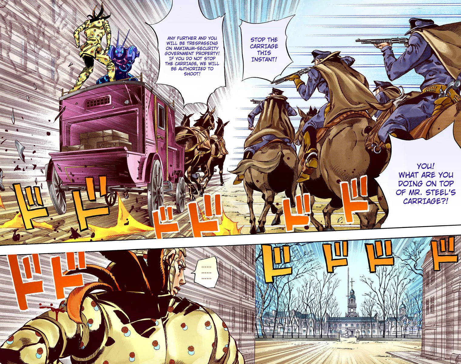 JoJo's Bizarre Adventure Steel Ball Run Colored Manga