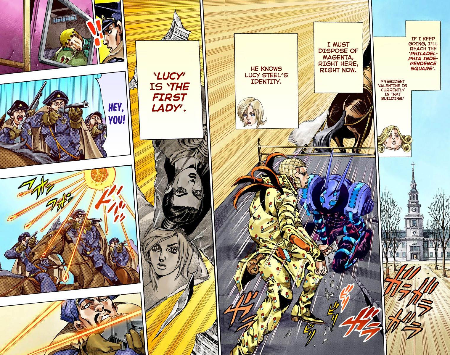 JoJo's Bizarre Adventure Steel Ball Run Colored Manga