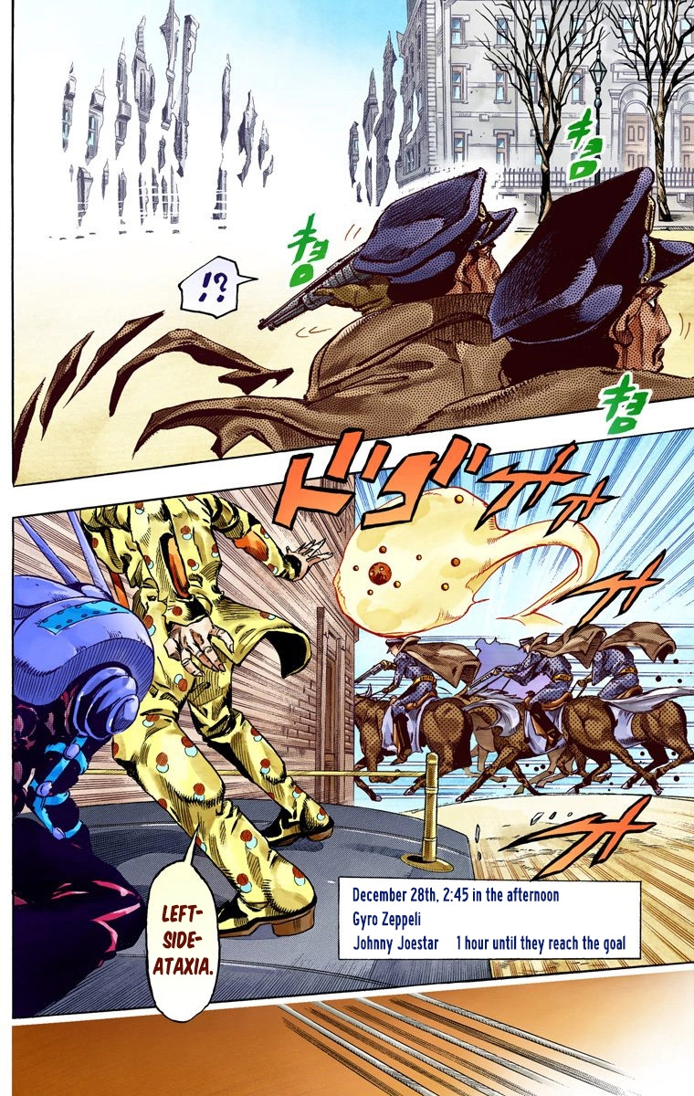 JoJo's Bizarre Adventure Steel Ball Run Colored Manga