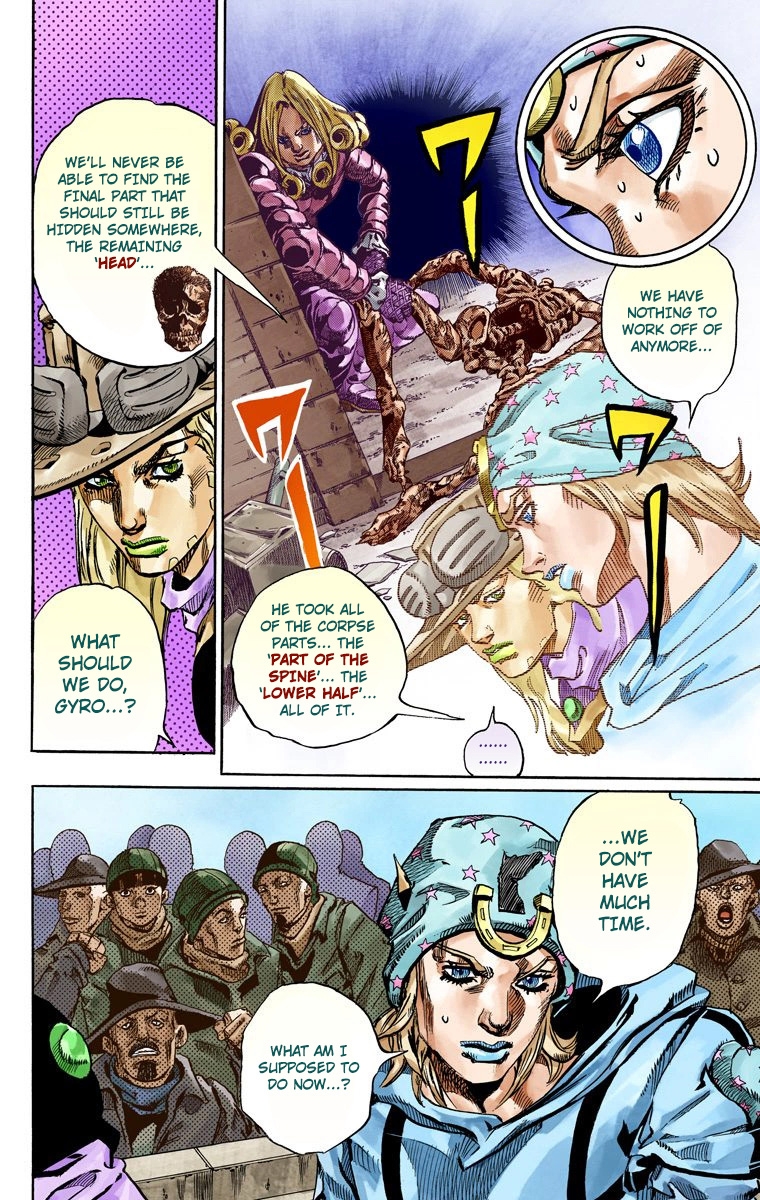 JoJo's Bizarre Adventure Steel Ball Run Colored Manga