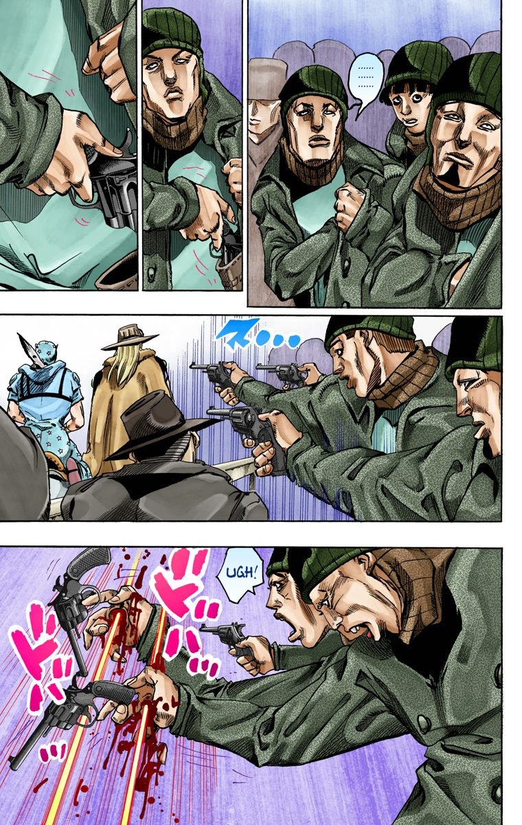 JoJo's Bizarre Adventure Steel Ball Run Colored Manga