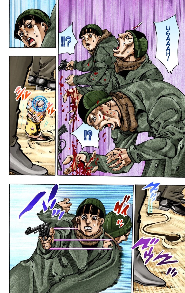 JoJo's Bizarre Adventure Steel Ball Run Colored Manga