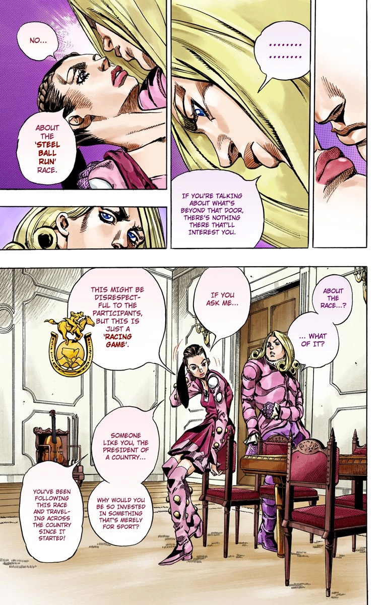 JoJo's Bizarre Adventure Steel Ball Run Colored Manga