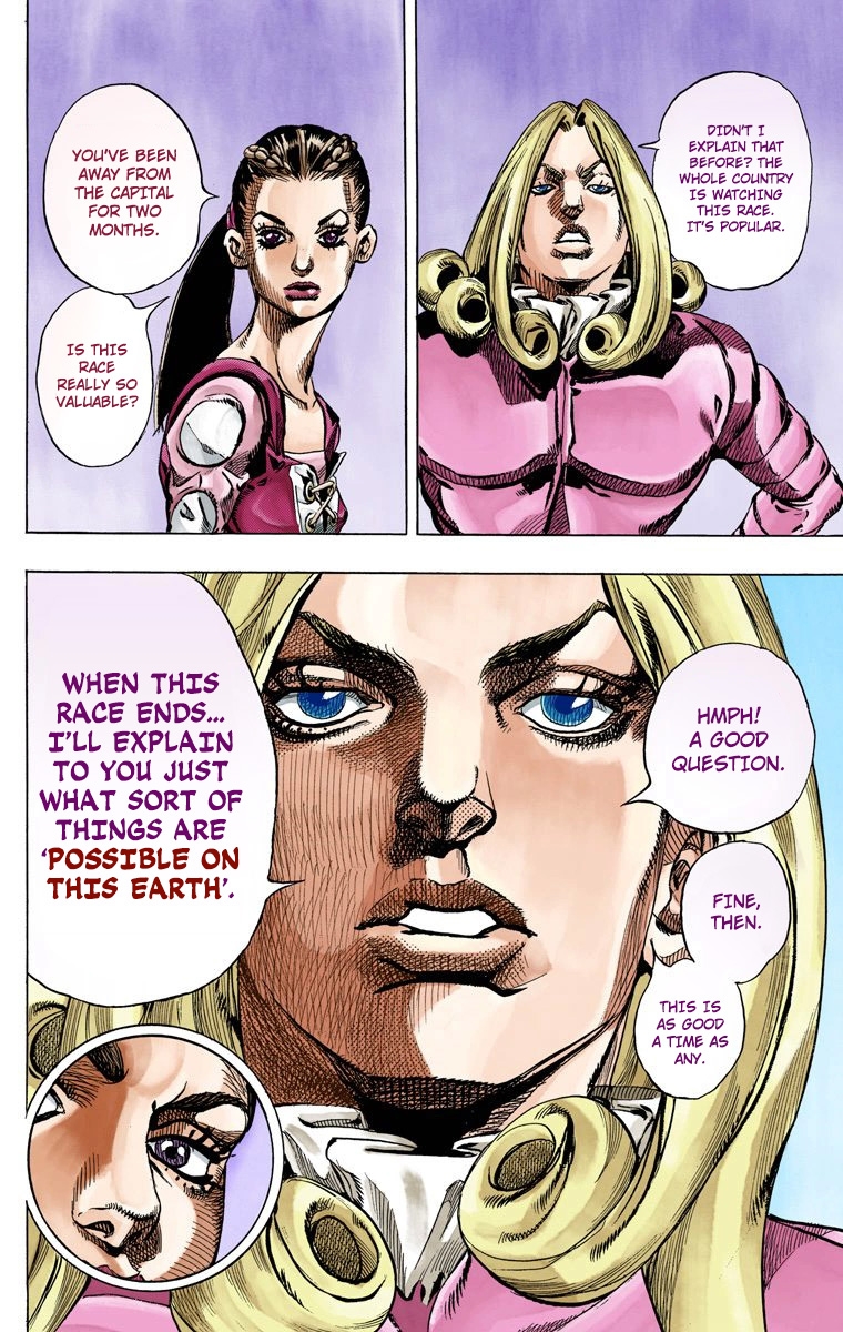 JoJo's Bizarre Adventure Steel Ball Run Colored Manga
