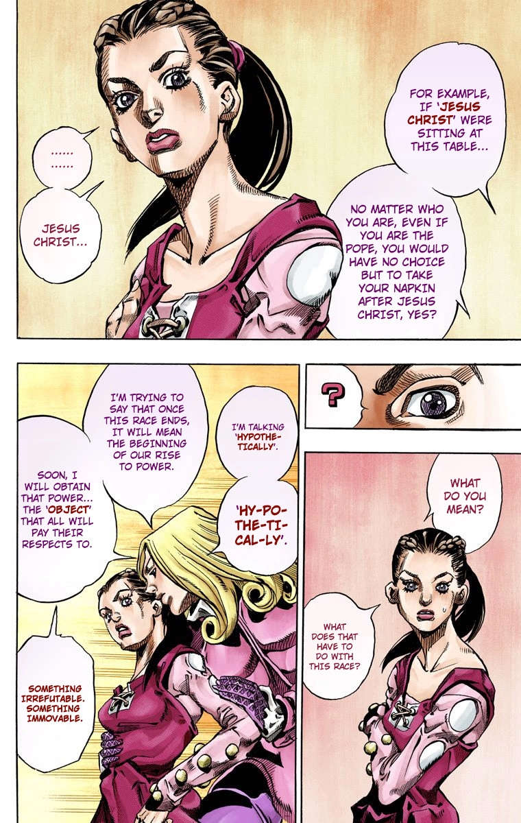 JoJo's Bizarre Adventure Steel Ball Run Colored Manga