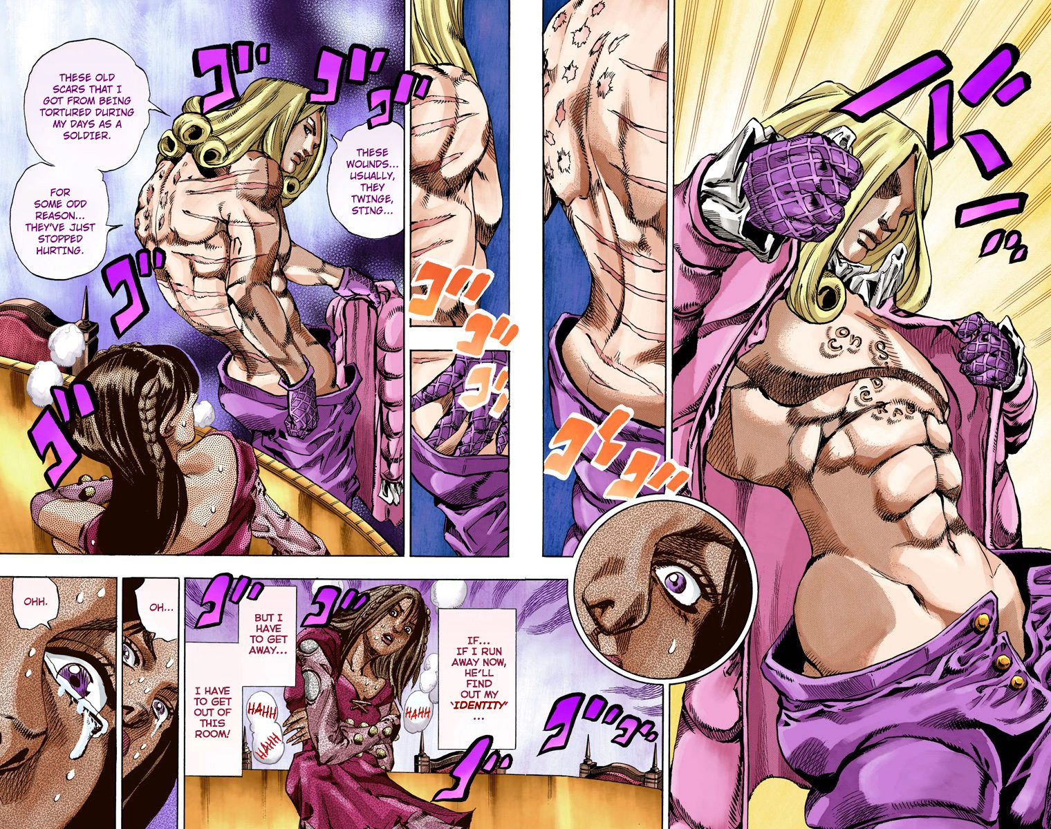 JoJo's Bizarre Adventure Steel Ball Run Colored Manga