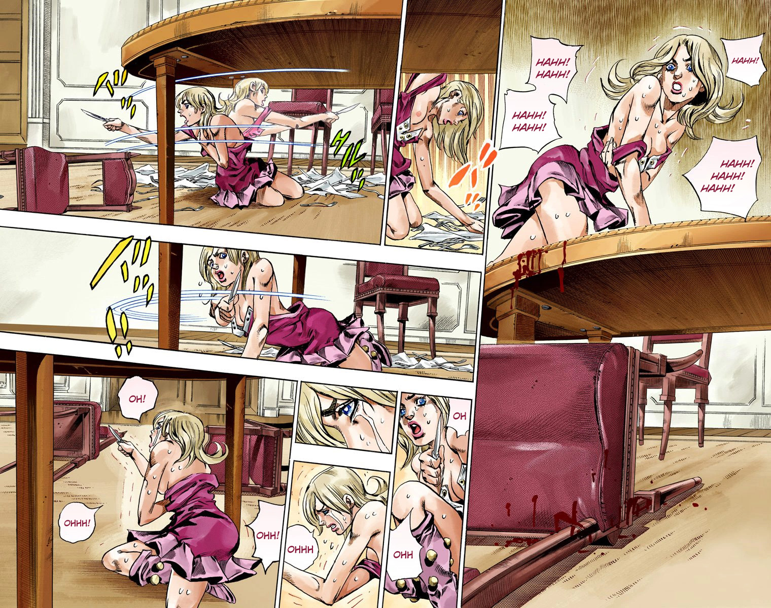 JoJo's Bizarre Adventure Steel Ball Run Colored Manga