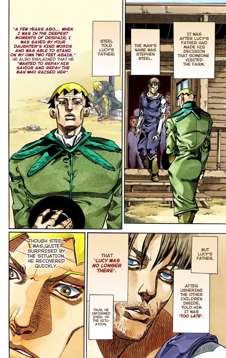 JoJo's Bizarre Adventure Steel Ball Run Colored Manga