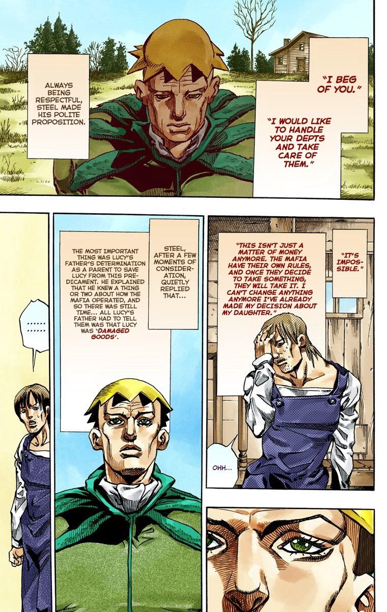 JoJo's Bizarre Adventure Steel Ball Run Colored Manga