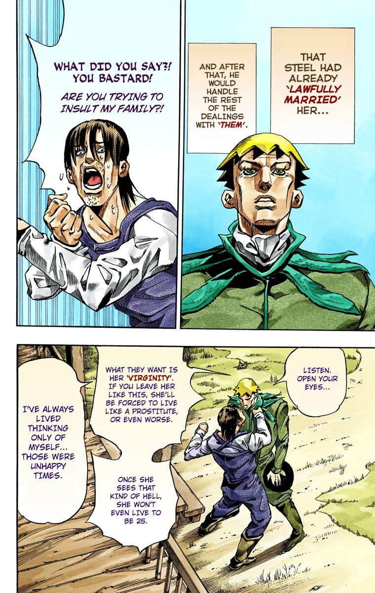 JoJo's Bizarre Adventure Steel Ball Run Colored Manga
