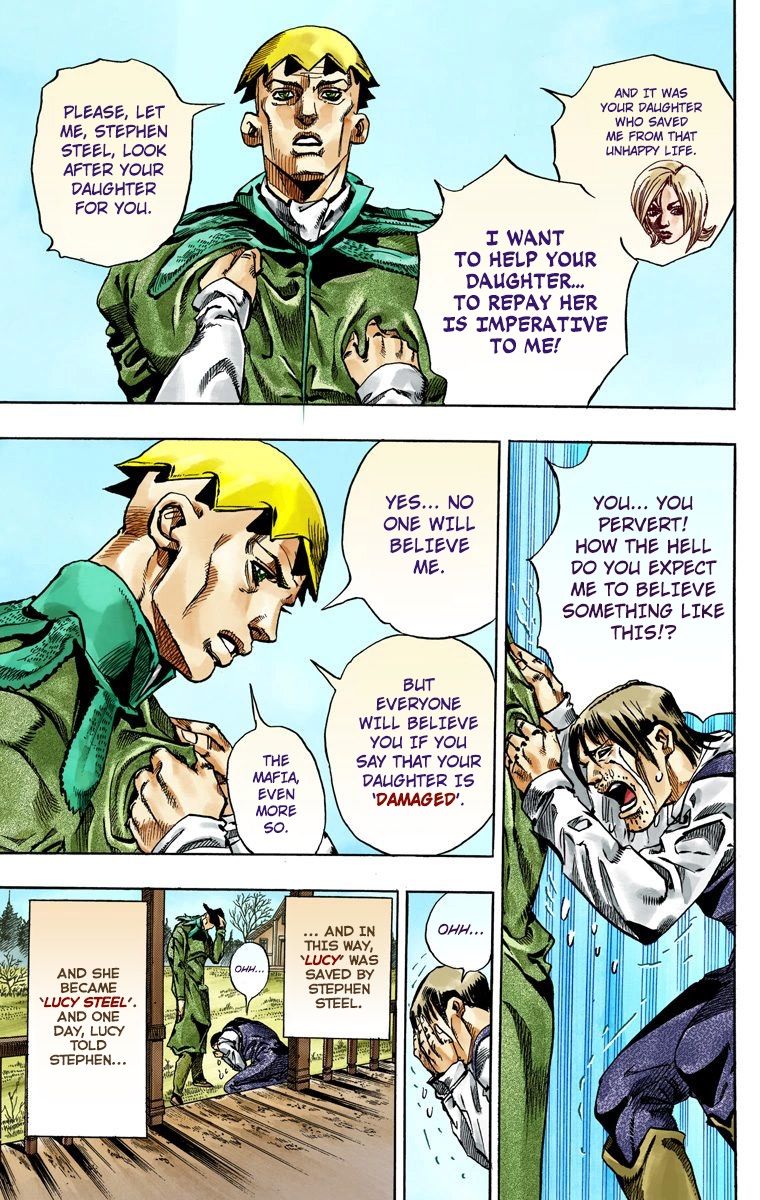 JoJo's Bizarre Adventure Steel Ball Run Colored Manga