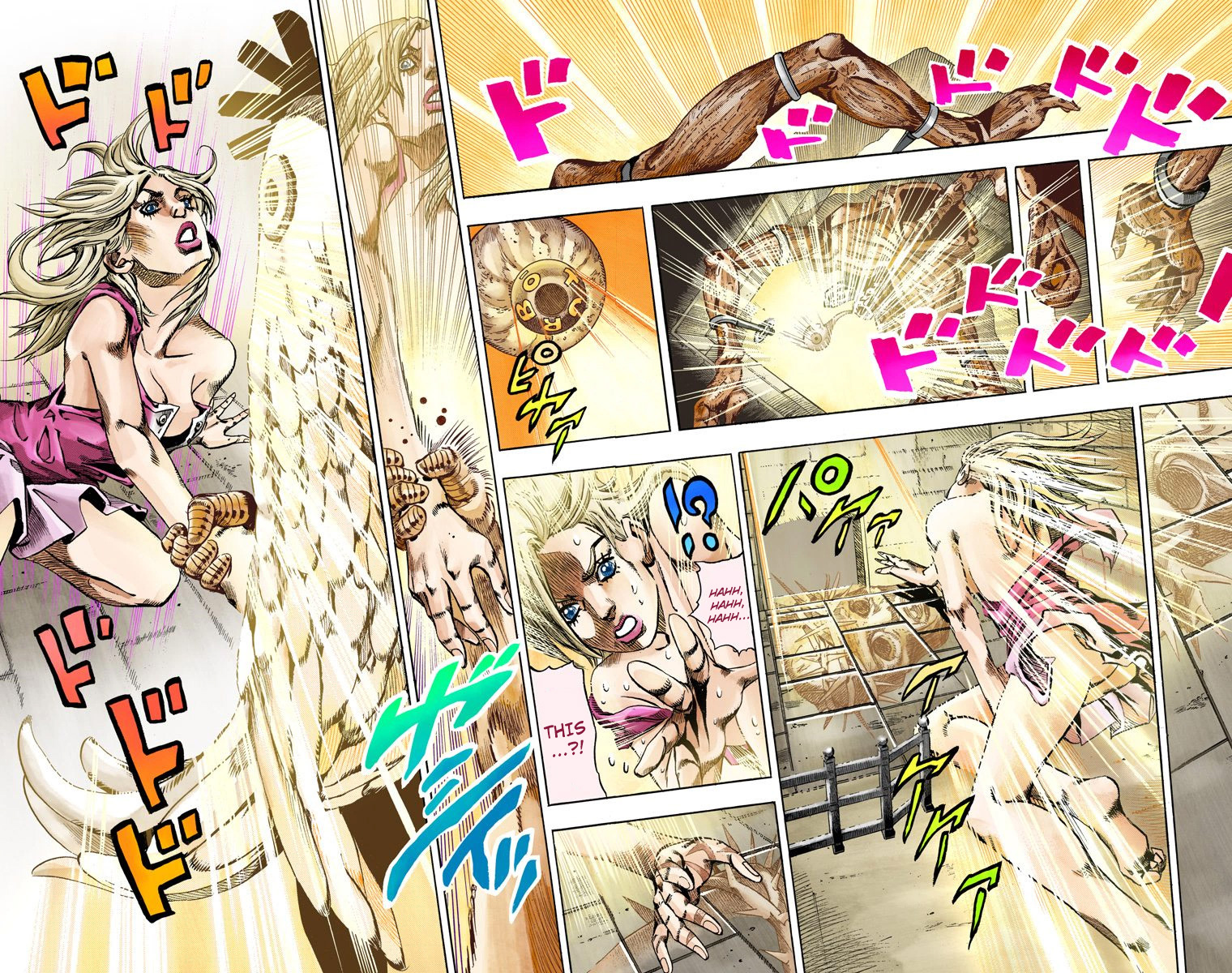 JoJo's Bizarre Adventure Steel Ball Run Colored Manga