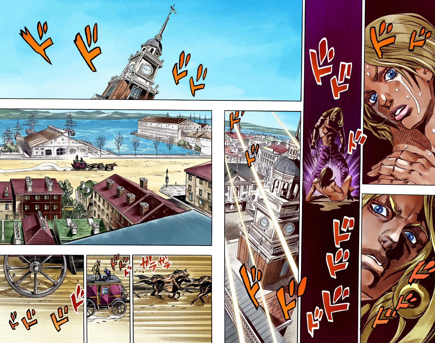 JoJo's Bizarre Adventure Steel Ball Run Colored Manga
