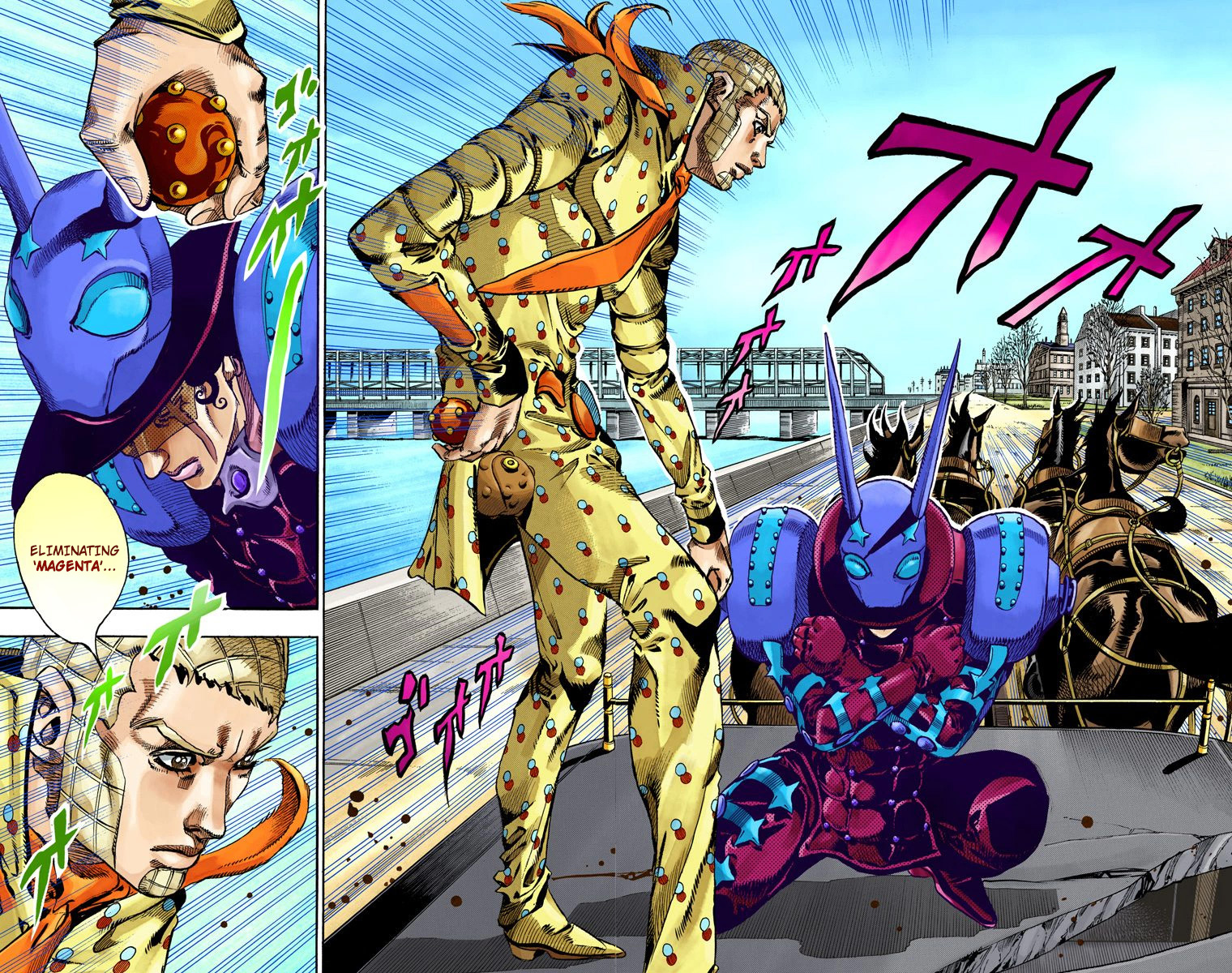 JoJo's Bizarre Adventure Steel Ball Run Colored Manga