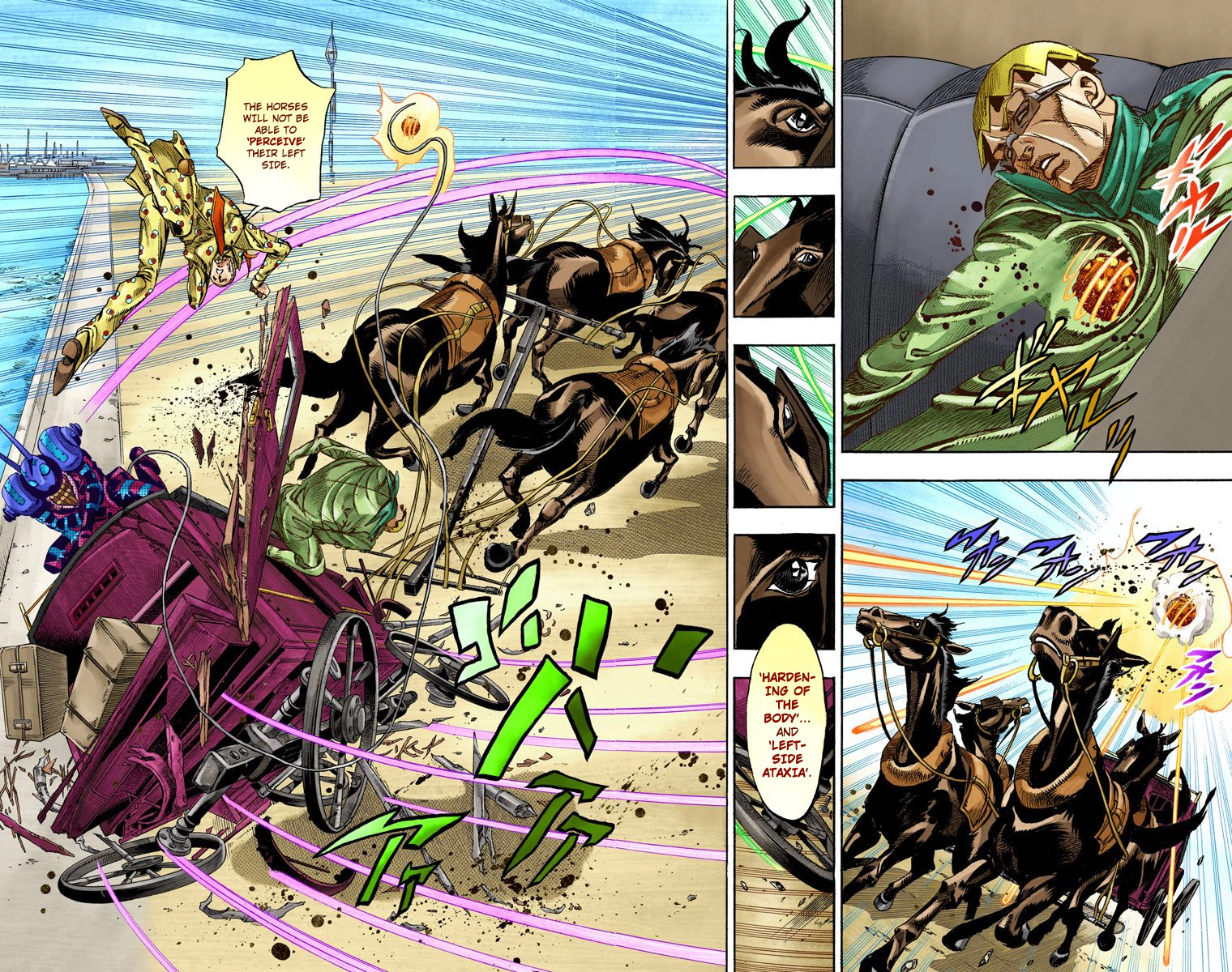 JoJo's Bizarre Adventure Steel Ball Run Colored Manga