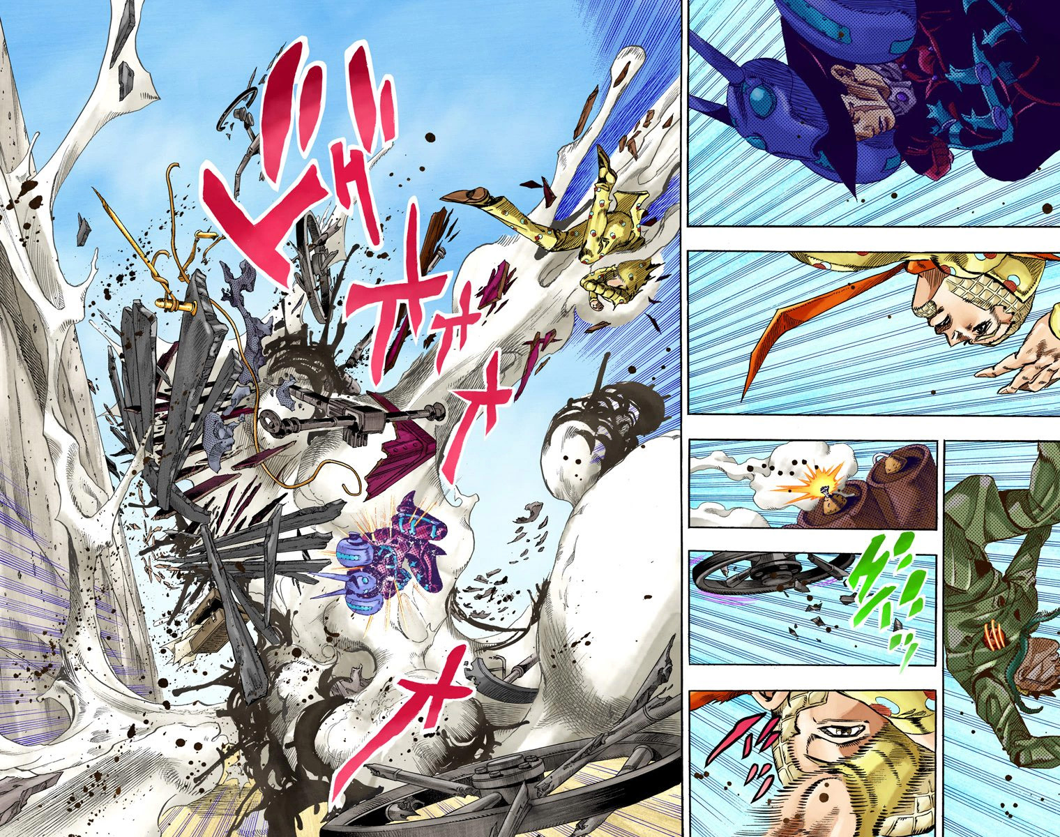 JoJo's Bizarre Adventure Steel Ball Run Colored Manga