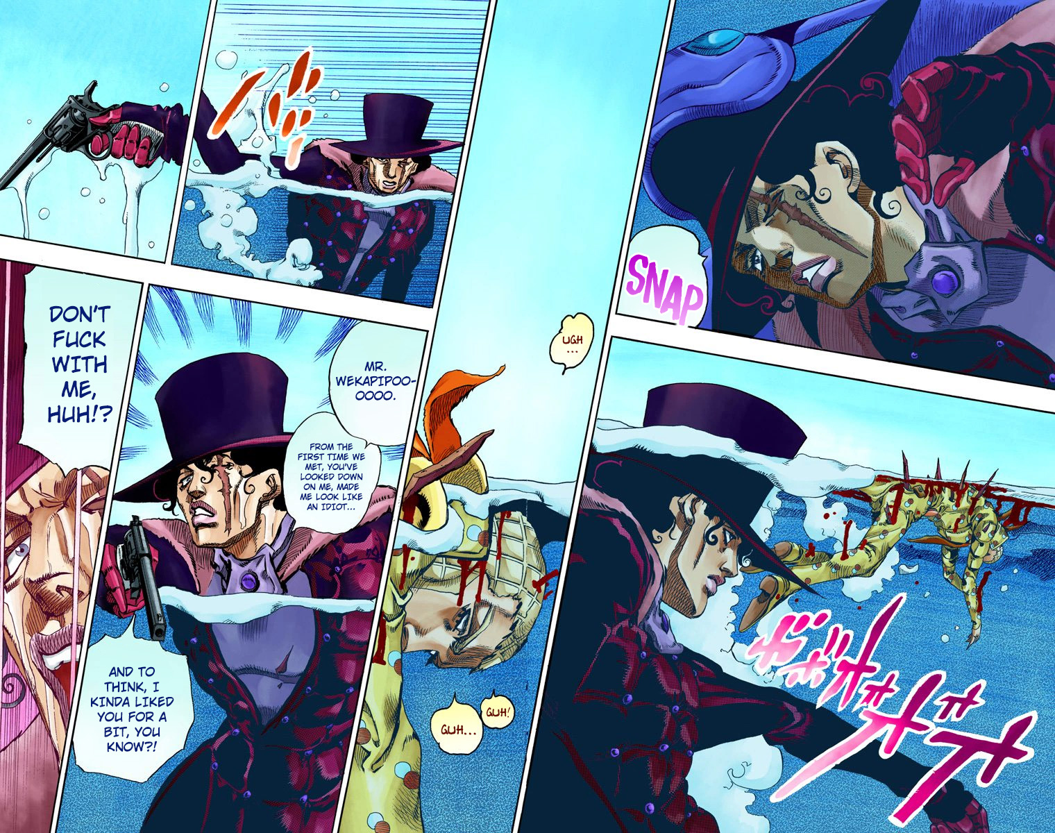 JoJo's Bizarre Adventure Steel Ball Run Colored Manga