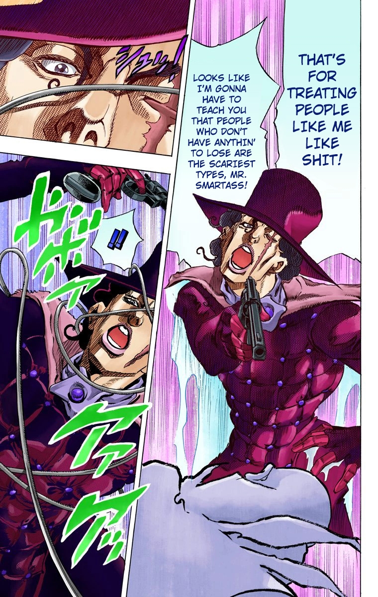 JoJo's Bizarre Adventure Steel Ball Run Colored Manga