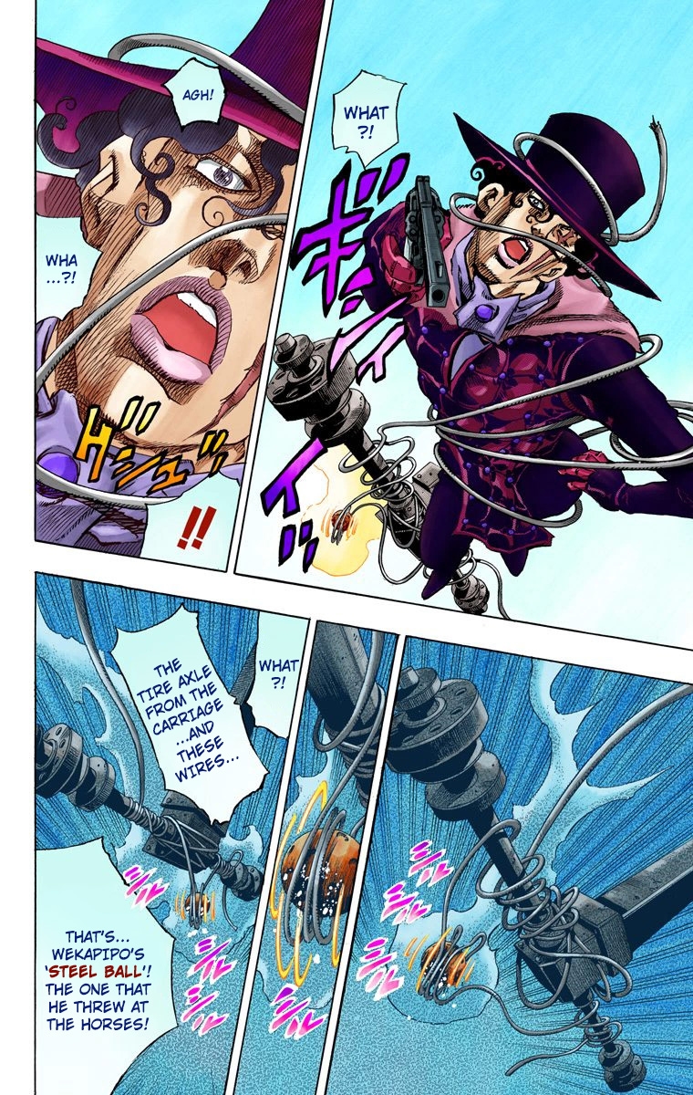 JoJo's Bizarre Adventure Steel Ball Run Colored Manga