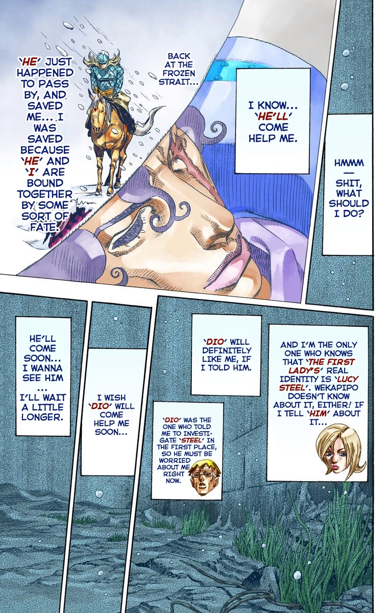 JoJo's Bizarre Adventure Steel Ball Run Colored Manga