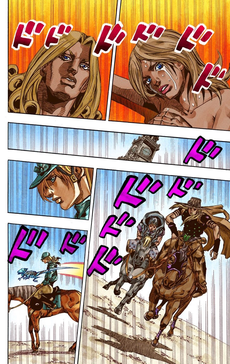 JoJo's Bizarre Adventure Steel Ball Run Colored Manga