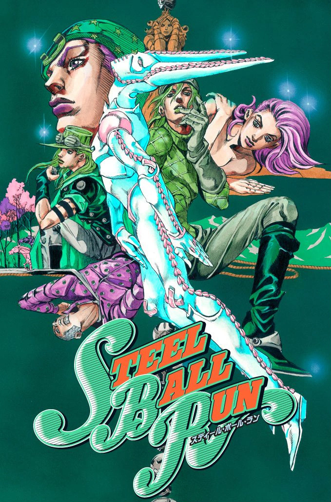 JoJo's Bizarre Adventure Steel Ball Run Colored Manga