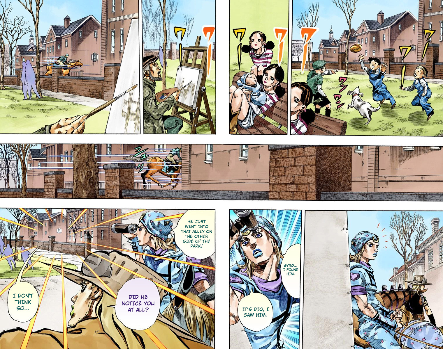 JoJo's Bizarre Adventure Steel Ball Run Colored Manga