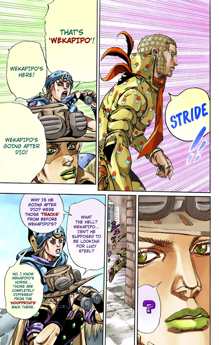 JoJo's Bizarre Adventure Steel Ball Run Colored Manga