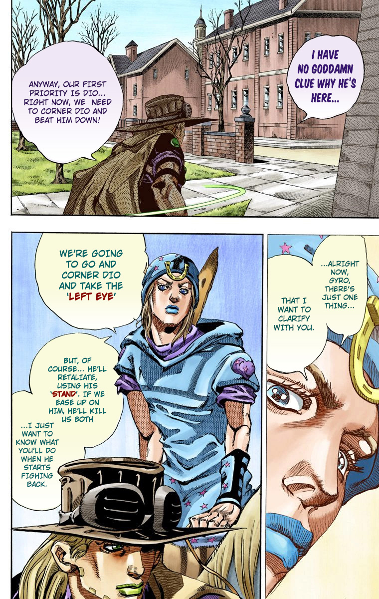 JoJo's Bizarre Adventure Steel Ball Run Colored Manga
