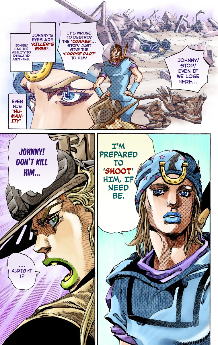 JoJo's Bizarre Adventure Steel Ball Run Colored Manga