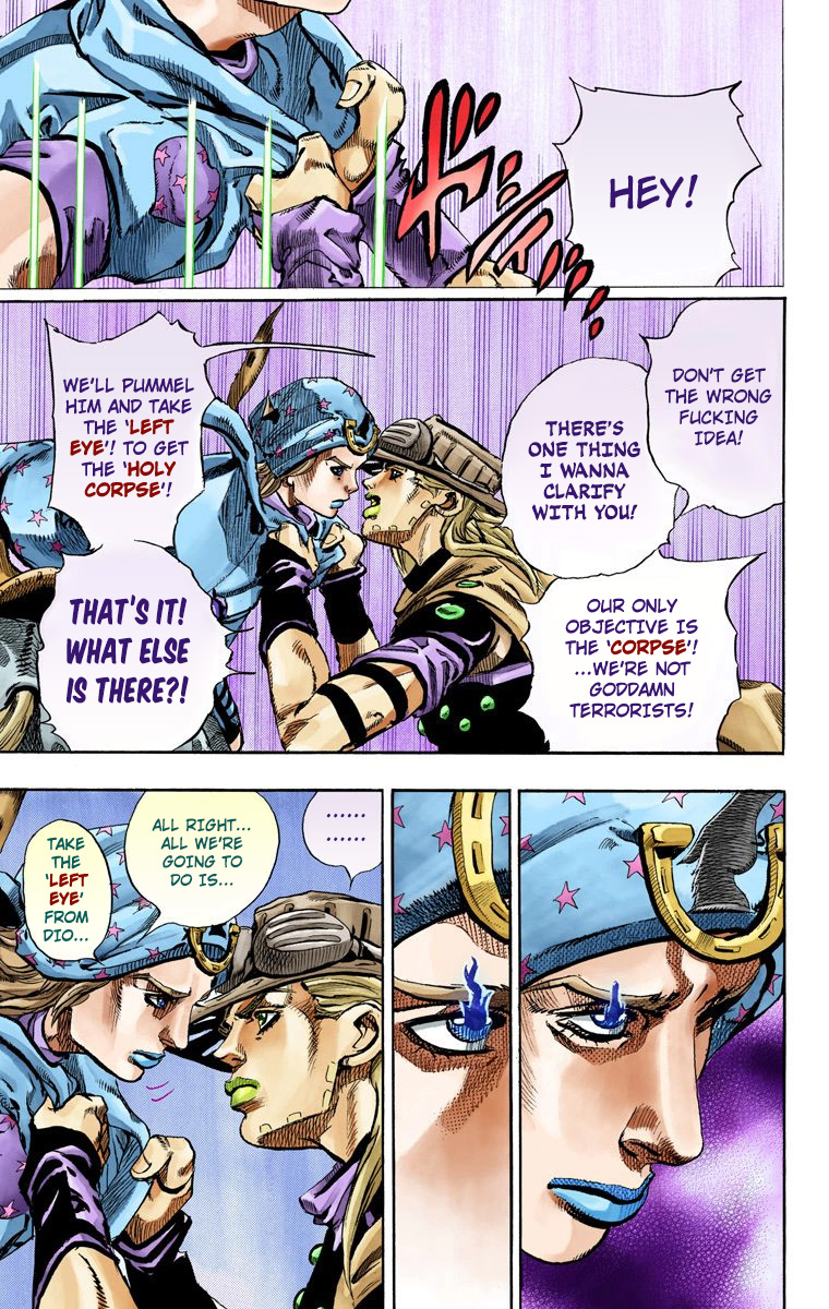 JoJo's Bizarre Adventure Steel Ball Run Colored Manga