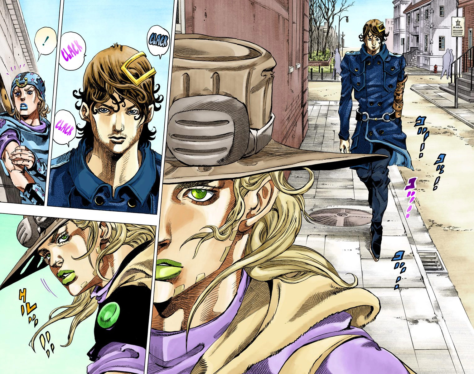 JoJo's Bizarre Adventure Steel Ball Run Colored Manga