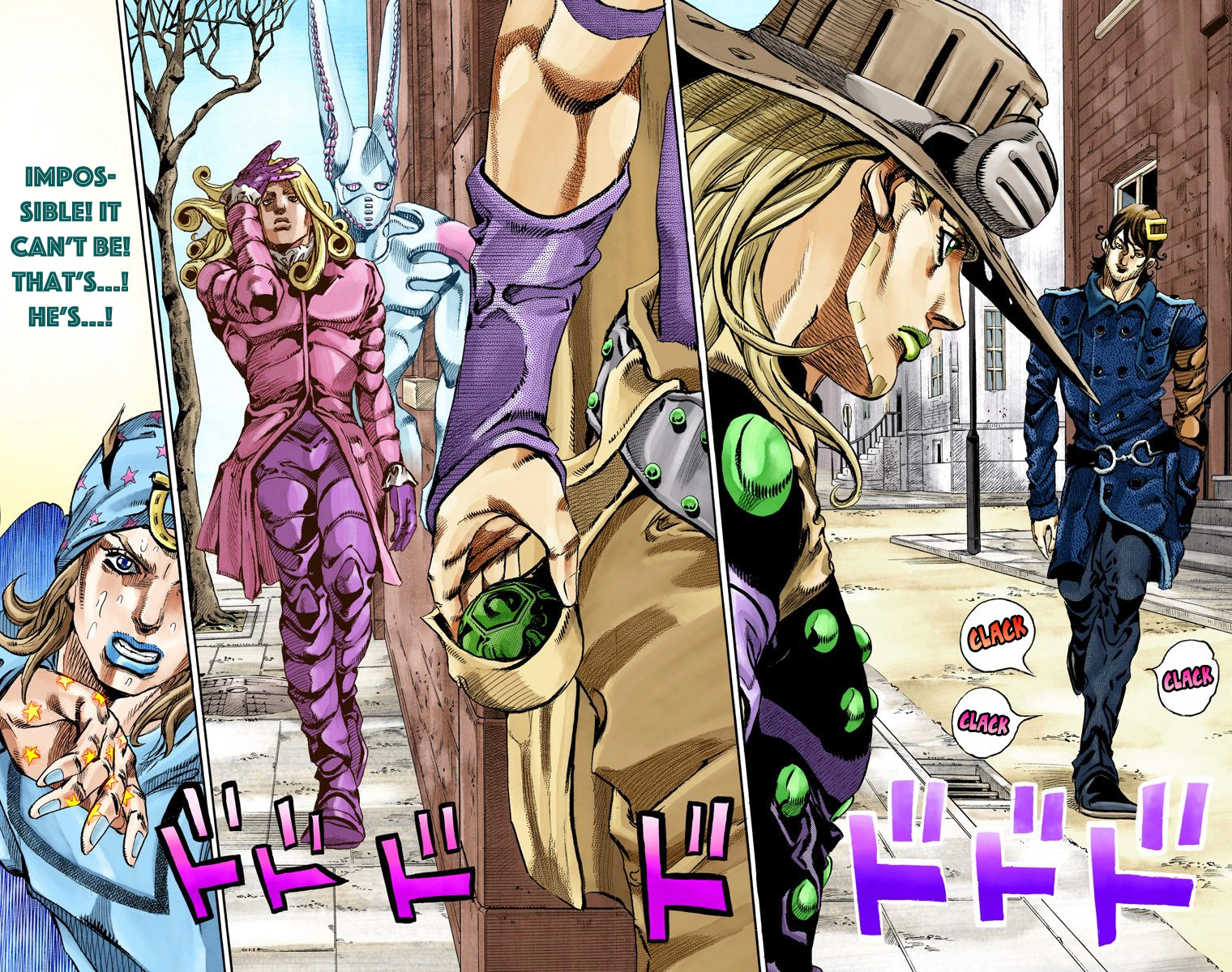 JoJo's Bizarre Adventure Steel Ball Run Colored Manga