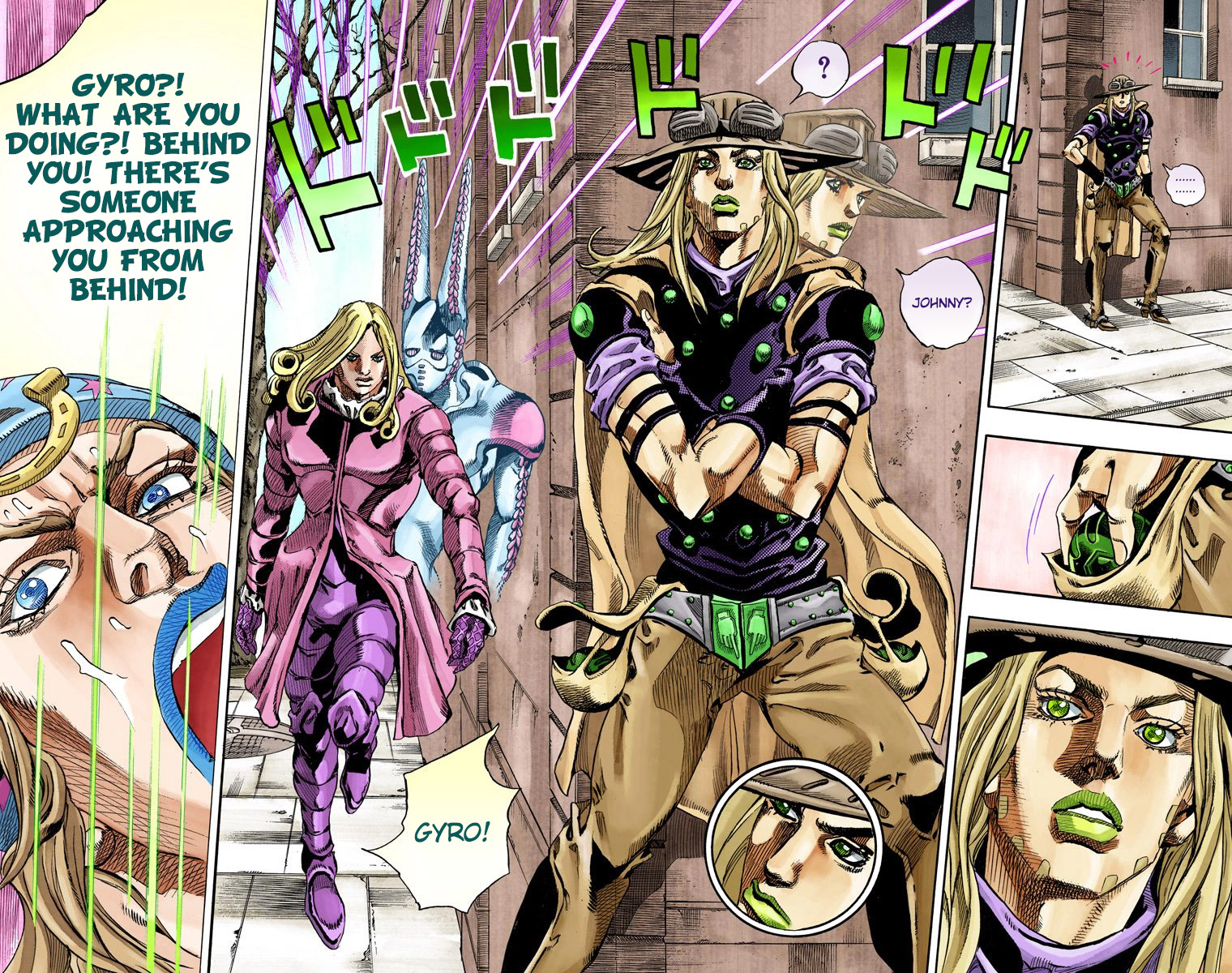 JoJo's Bizarre Adventure Steel Ball Run Colored Manga