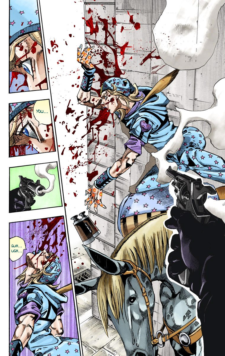 JoJo's Bizarre Adventure Steel Ball Run Colored Manga