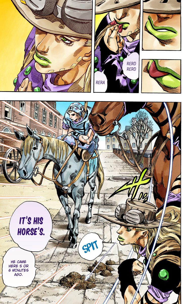 JoJo's Bizarre Adventure Steel Ball Run Colored Manga